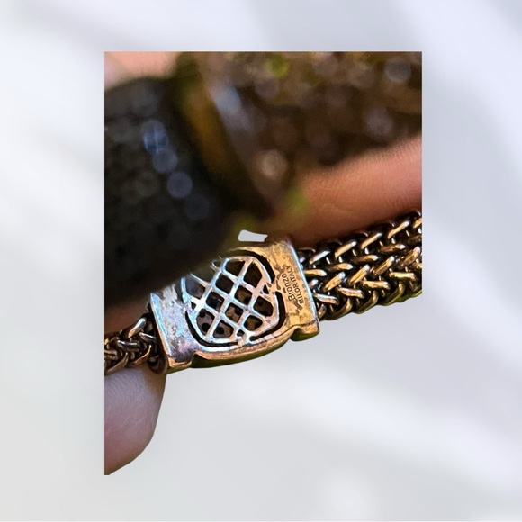 Milor Italy Vintage Gold and Black Bracelet - Picture 6 of 7